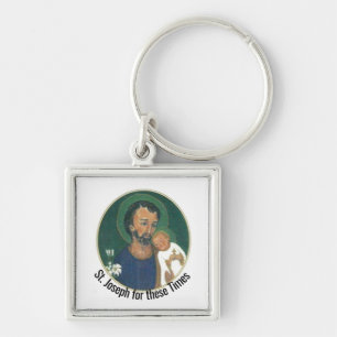 St Joseph for these Times Keychain