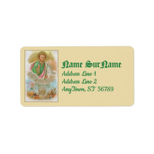 St. Joseph from a ‘Pilgrimage Card’ (B 01) Label