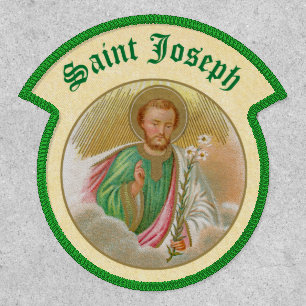 St. Joseph from a ‘Pilgrimage Card’ (Detail; B 01) Patch