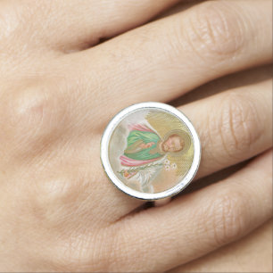 St. Joseph from a ‘Pilgrimage Card’ (Detail; B 01) Ring