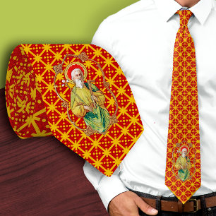 St. Joseph from a Trade Card (TC01) Neck Tie