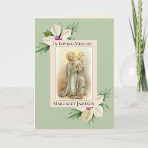 St. Joseph Jesus Catholic Condolence Thank You