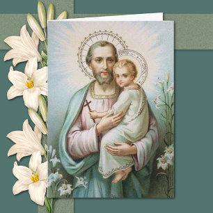 St. Joseph Jesus Catholic Condolence Thank You Card