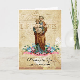 St. Joseph Jesus Catholic Graduation Commencement Card