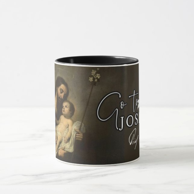 St. Joseph Jesus Catholic Prayer Religious Mug (Center)