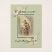 St. Joseph Jesus Funeral Memorial Holy Card - (Front)