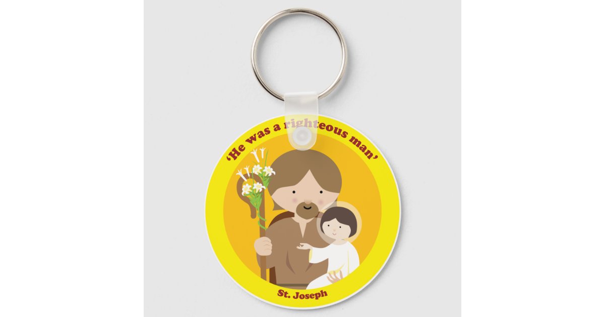 St. Joseph Keychain Zazzle