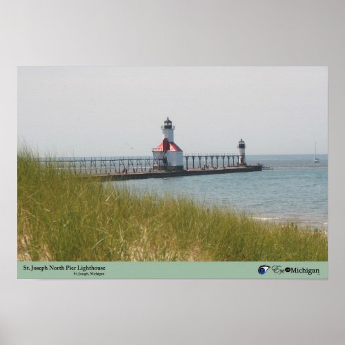 St Joseph Lighthouse _ Michigan Poster