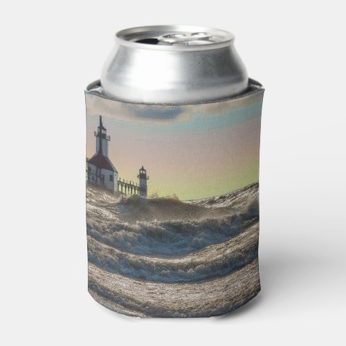 St Joseph Lighthouse Painterly Can Cooler