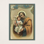 St. Joseph Memorare Holy Card (Front)