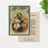 St. Joseph Memorare Holy Card (Desk)