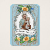 St. Joseph Memorare Religious Prayer Catholic (Front)