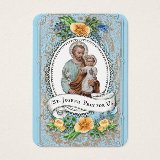 St. Joseph Memorare Religious Prayer Catholic (Front)