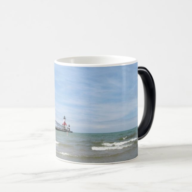 St. Joseph Michigan Lighthouse Mug (Front Right)