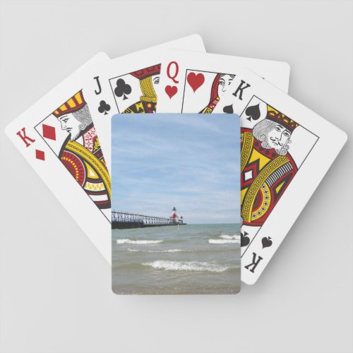 St Joseph Michigan Lighthouse Playing Cards