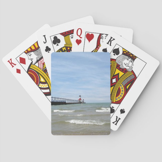 St. Joseph Michigan Lighthouse Playing Cards (Back)