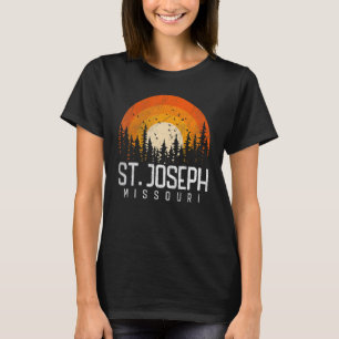 St  Joseph Missouri MO   Retro Vintage 70s 80s 90s T-Shirt