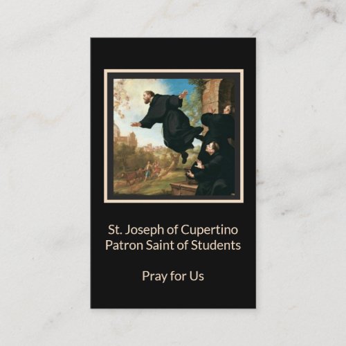 St Joseph of Cupertino Catholic Holy  Card