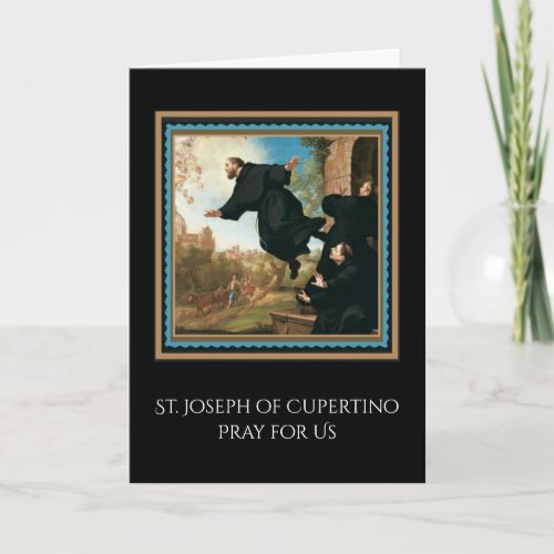 St Joseph of Cupertino Catholic Prayer Card