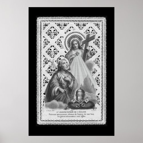St Joseph Papal Symbols and the SHJ LT 02 Poster
