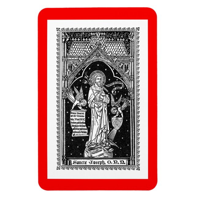 St. Joseph, Patron of the Church (DT 01) Magnet (Vertical)