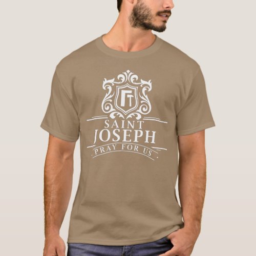 St Joseph Patron Saint of Fathers Workers T_Shirt