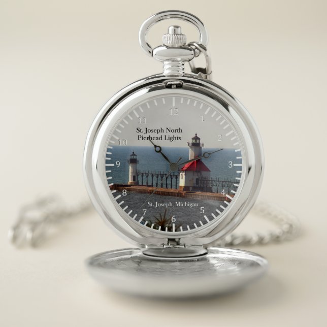 St. Joseph Pierhead Lights pocket watch (Inside)
