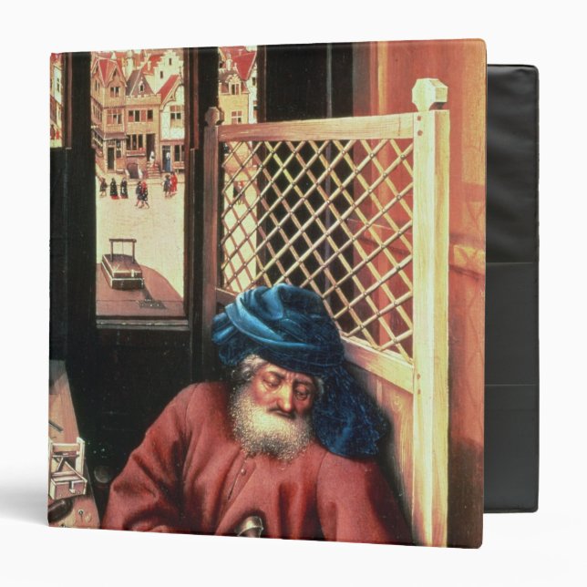 St. Joseph Portrayed as a Medieval Carpenter 3 Ring Binder (Front/Inside)