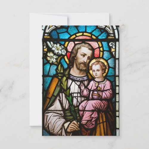 St Joseph Prayer Card