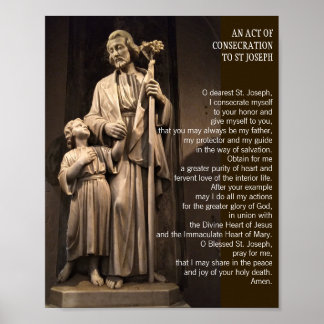 St Joseph Prayer Poster