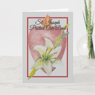 St. Joseph Protect Our Dad Card   Father’s Day