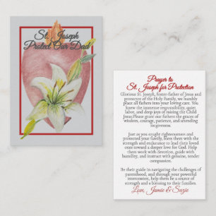 St. Joseph Protect Our Dad Card   Father’s Day