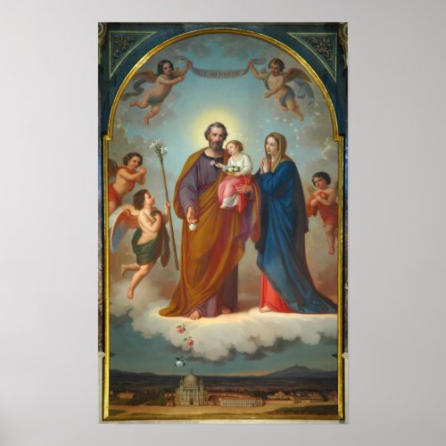 St Joseph Protector of the Church Poster