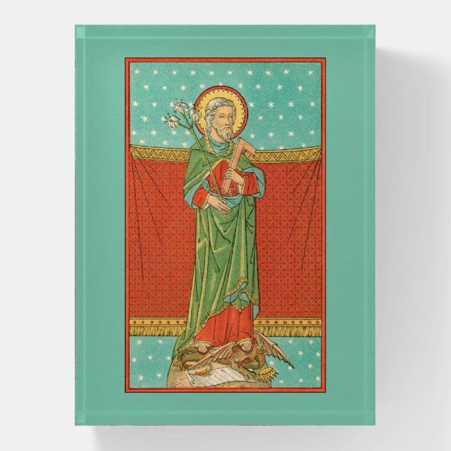 St. Joseph, Protector of the Church (VVP 09) Paperweight (Vertical)