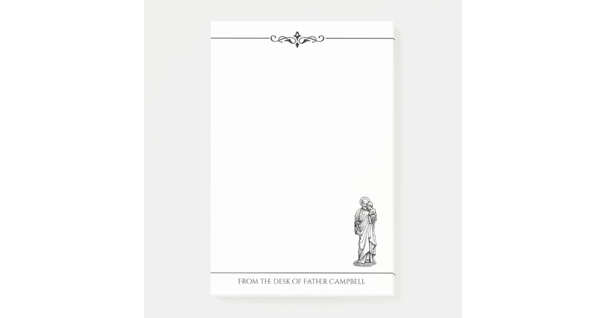 St. Joseph Religious Catholic Child Jesus Post-it Notes | Zazzle