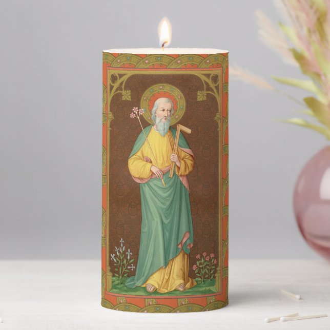 St. Joseph (SAU 35) 3"x6" Pillar Candle (In Situ)