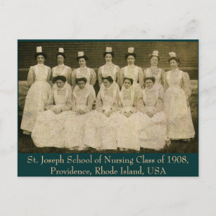 St Joseph School of Nursing Class of 1908 Postcard