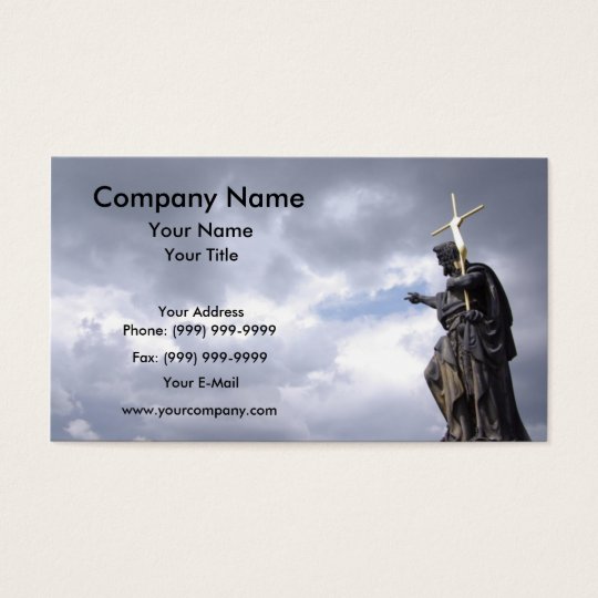 St. Joseph Statue Business Card
