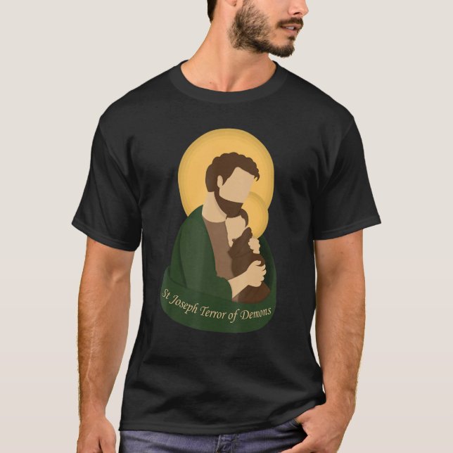 St Joseph Terror Of Demons Consecration 2021 Catho T-Shirt (Front)