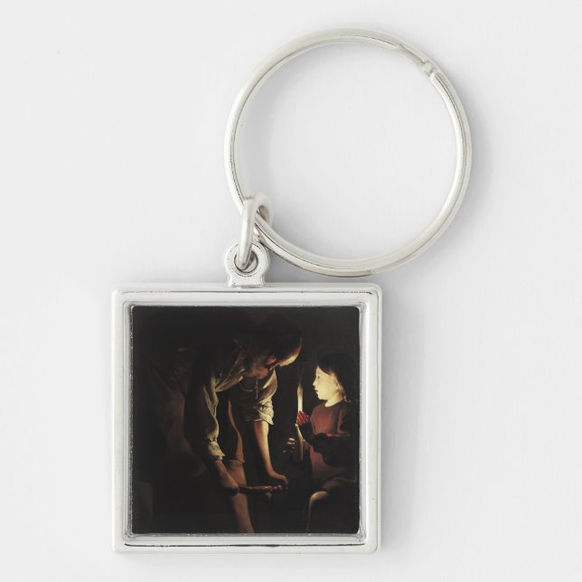 St. Joseph, the Carpenter, c.1640 Keychain (Front)