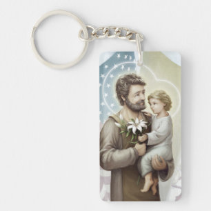 St. Joseph the Protector Keychain