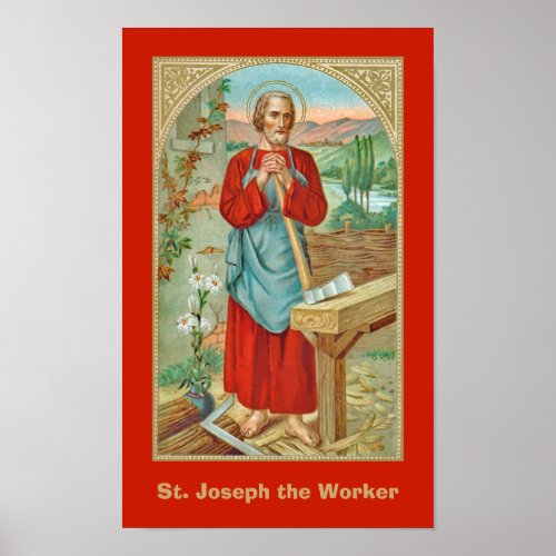 St Joseph the Worker BK 31 Poster