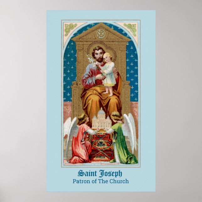 St Joseph, Toddler CC; Angels w/ Vatican Model Poster (Front)