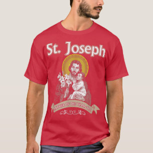 St Joseph tshirtSaint sFathers Day  T-Shirt