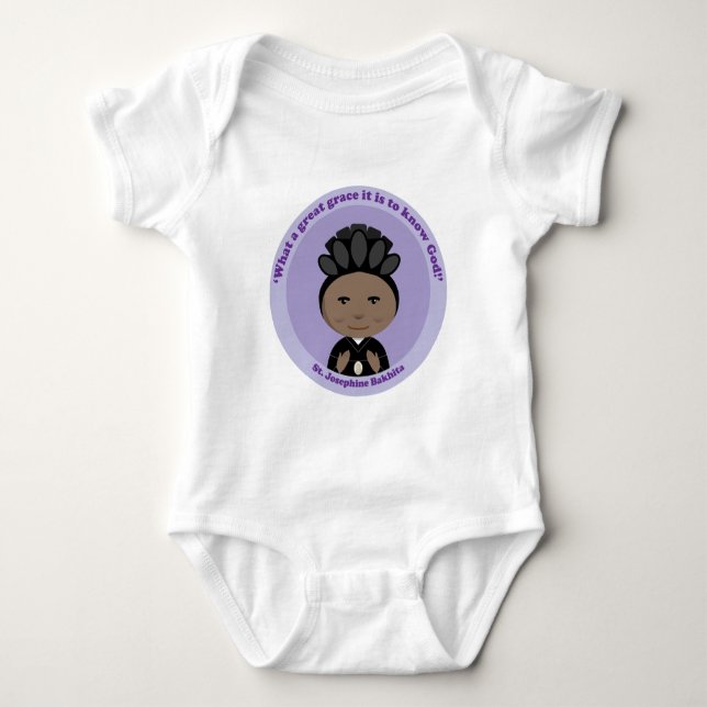 St. Josephine Bakhita Baby Bodysuit (Front)