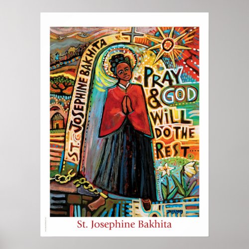 St Josephine Bakhita Catholic Classroom poster