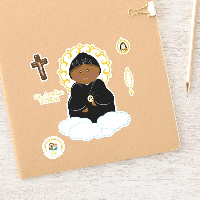 St. Josephine Bakhita Sticker (Notebook)