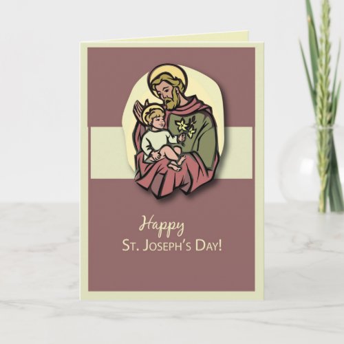 St Josephs Day Card