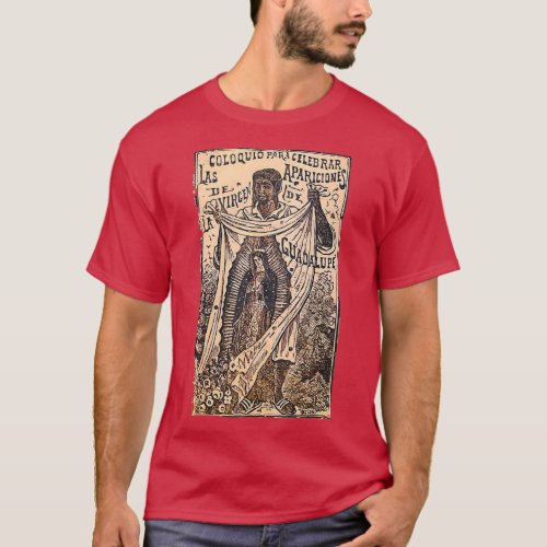 St Juan Diego Our Lady of Guadalupe Vintage Mary T_Shirt