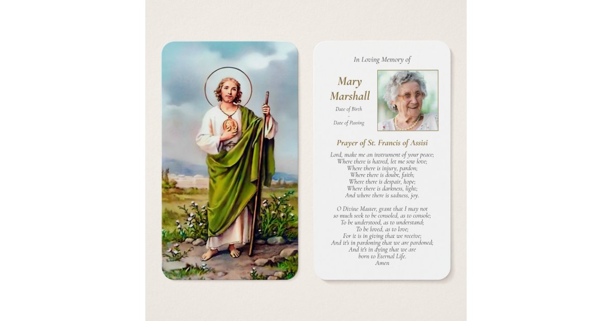 St Jude Prayer Cards Zazzle